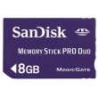 SanDisk paměťová karta 8 GB MemoryStick PRO Duo